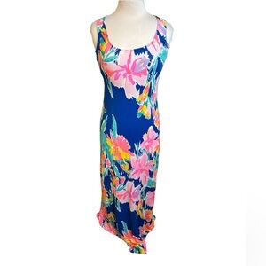 Lilly Pulitzer Natalia Maxi in Blue Current - XS